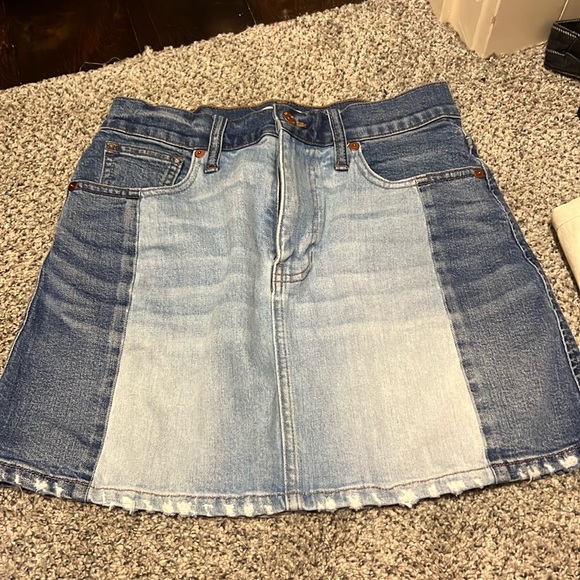 Madewell Dresses & Skirts - Madewell color block skirt
